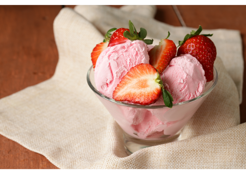 Crème Glacée Fraise-Coco Gourmande