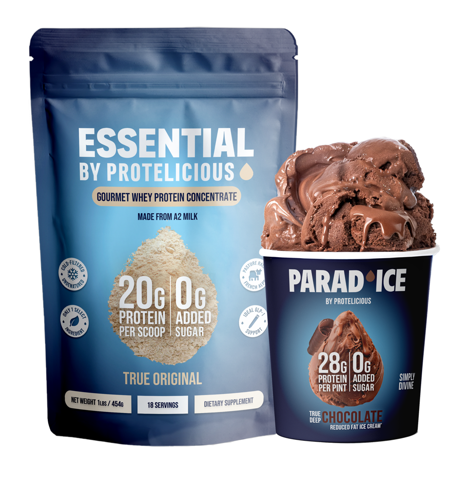 Protelicious bundle — whey protein and protein ice cream