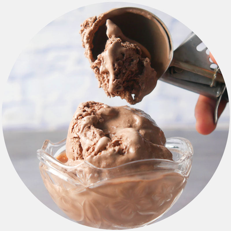 Freezer. Twenty minutes. Spoon.