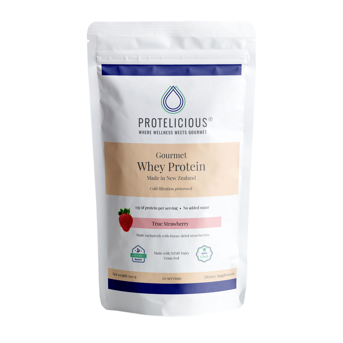 Gourmet Whey Protein – True Strawberry | 500g