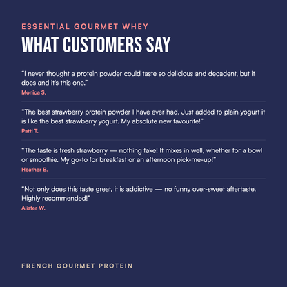 Customer reviews of Essential gourmet whey