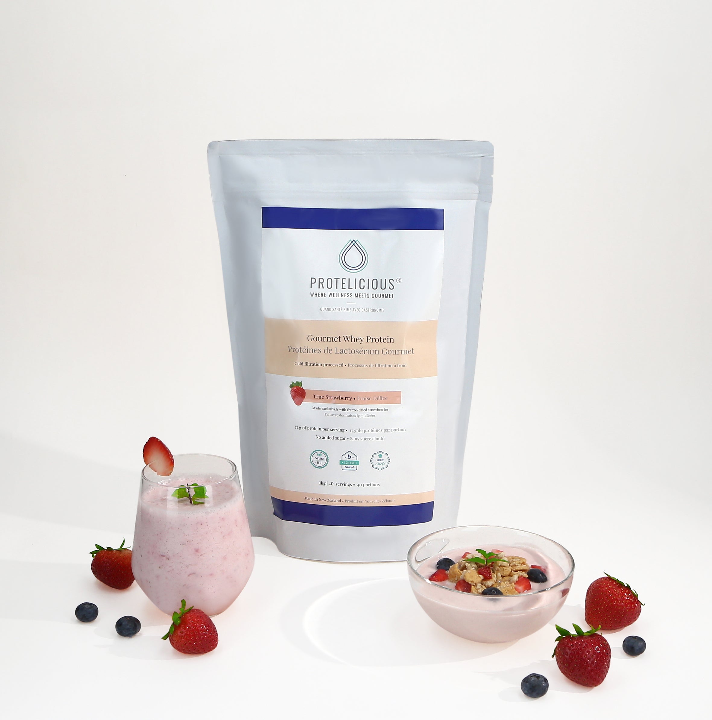 Gourmet Whey Protein – True Strawberry | 500g