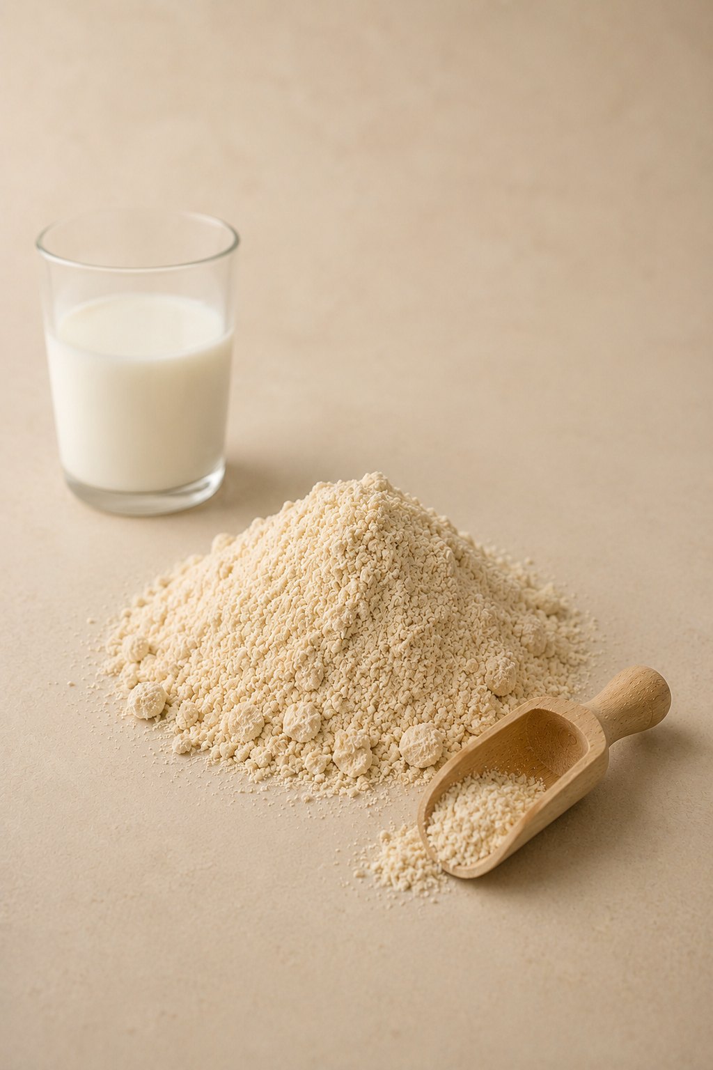 Gourmet whey protein concentrate with milk